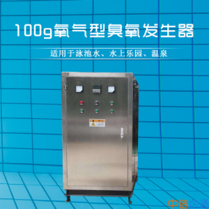 别墅民宿泳池消毒净化设备GCY-100氧气型臭氧发生器