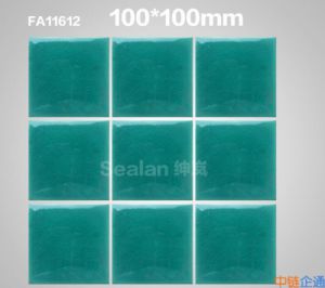 FB11612 绿色泳池砖 泳池马赛克 100x100mm 泳池瓷砖