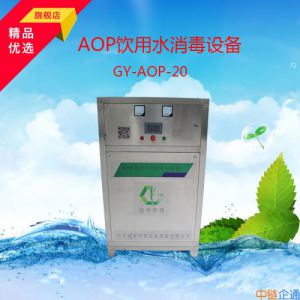 自来水厂消毒设备冠宇环保AOP饮用水消毒设备GY-AOP-20