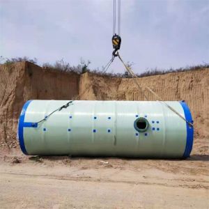 一体化预制泵站 农村污水处理设备 玻璃钢雨水收集池