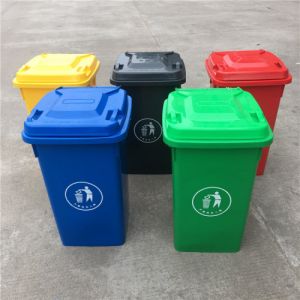 100升120升240升加厚塑料垃圾桶工厂用垃圾分类桶 带轮带盖垃圾桶